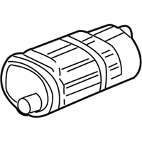 OEM Chevrolet Silverado 2500 Exhaust Muffler Assembly (W/ Exhaust Pipe & Tail Pipe) - 10376413
