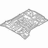 OEM Kia Sorento Panel-Rear Floor - 655121U060