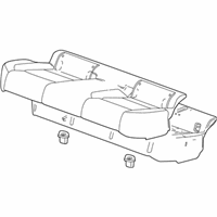 OEM 2020 Chevrolet Malibu Seat Cushion Pad - 84316646