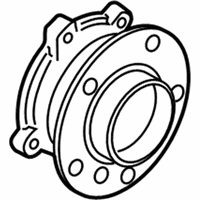 OEM 2009 BMW X6 Wheel Hub With Bearing, Front - 31-22-6-882-263