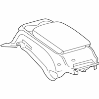 OEM Toyota Prius Prime Rear Console - 589F0-47010-C2