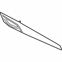 OEM 2021 BMW X1 Decorative Strip, Left - 51-42-7-410-989