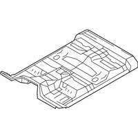 OEM 2010 Ford F-350 Super Duty Floor Pan Assembly - 7C3Z-2611000-A