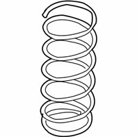 OEM BMW 645Ci Rear Coil Spring - 33-53-6-763-481