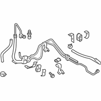 OEM 2003 Infiniti FX45 Power Steering Hose & Tube Set - 49710-CG200