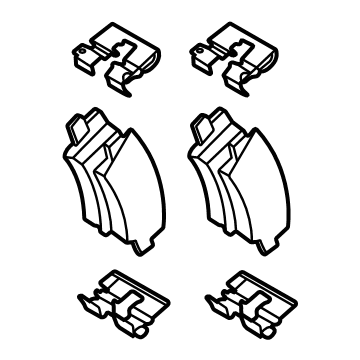 OEM 2022 Kia K5 PAD KIT-REAR DISC BR - 58302L1A75