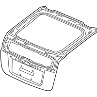 OEM 2012 Honda Insight Tailgate (DOT) - 68100-TM8-A70ZZ
