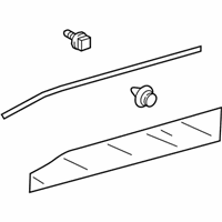 OEM 2021 Toyota RAV4 Prime Lower Molding - 75073-42050-C0