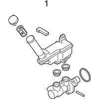 OEM 2012 Nissan Juke Cylinder Brake Master - D6010-1KD0A