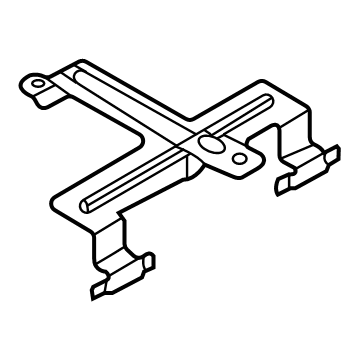 OEM Nissan Bracket-Battery Mounting - 64866-6RA0B