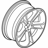 OEM 2016 Ford Police Interceptor Utility Wheel, Alloy - FB5Z-1007-D