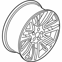 OEM 2019 Ford Police Interceptor Utility Wheel, Alloy - FB5Z-1007-E