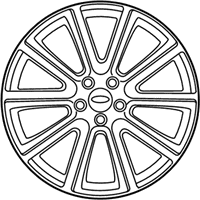 OEM 2016 Ford Explorer Wheel, Alloy - FB5Z-1007-C