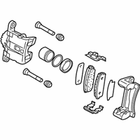 OEM 2005 Kia Sorento Rear Disc Brake Assembly, Left - 582103E200