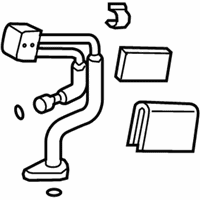 OEM 2010 Honda Pilot Pipe Assy. A - 80222-SZA-A01