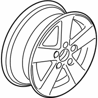 OEM 2008 Honda Civic Disk, Aluminum Wheel (16X6 1/2J) (Tpms) (Enkei) - 42700-SNA-A81