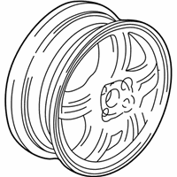 OEM 1999 Honda CR-V Disk, Aluminum Wheel (15X6J) - 42700-S10-A05