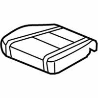 OEM Honda Ridgeline Pad, L. FR. Seat Cushion - 81537-SJC-L11