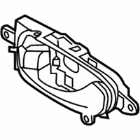 OEM Nissan Quest Interior Door Handle Assembly, Left - 80671-1AN9A