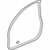OEM Acura Sub-Seal, Right Front Door - 72325-SEP-A11