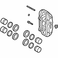 OEM Hyundai Genesis Coupe CALIPER Kit-Front Brake, LH - 58180-2MA10