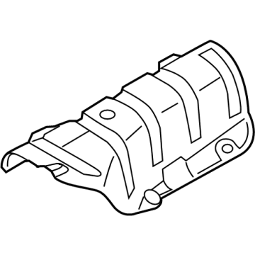 OEM Hyundai Elantra Panel-Heat Protector, RR - 28795-AA000