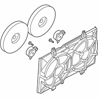 OEM 2004 Nissan Quest Motor Assy-Fan & Shroud - 21481-5Z00A