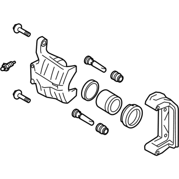 OEM 2022 Nissan Sentra Caliper Assy-Rear RH, W/O Pad & Shim - 44001-6LA0B