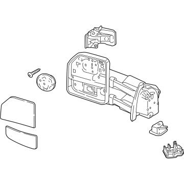 OEM 2022 Ford F-150 MIRROR ASY - REAR VIEW OUTER - ML3Z-17682-AD
