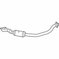 OEM 2020 Dodge Challenger Front Catalytic Converter And Pipe - 68038391AH