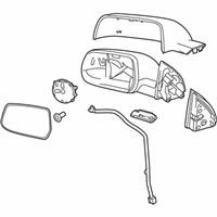OEM 2015 Chevrolet Equinox Mirror Assembly - 23467296