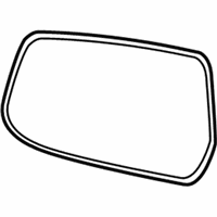 OEM 2015 Chevrolet Equinox Mirror Glass - 23467349