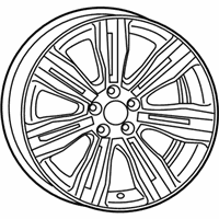 OEM Chrysler Aluminum Wheel - 1WM47XZAAB