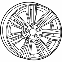 OEM Chrysler 200 Aluminum Wheel - 1WM47XZAAB