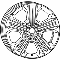 OEM 2014 Dodge Durango Aluminum Wheel - 1XC18XZAAA