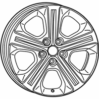 OEM 2015 Dodge Durango Aluminum Wheel - 1XC18XZAAA