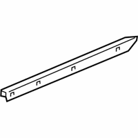 OEM Acura ZDX Seal Right Rear Side Sill - 72827-SZN-A01