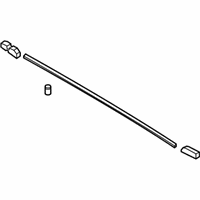OEM 2010 Kia Sportage Weatherstrip-Hood - 864301F000