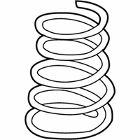 OEM Lexus ES350 Spring, Coil, Rear - 48231-06870