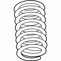 OEM 1998 Ford Expedition Coil Spring - 3L3Z-5310-XA