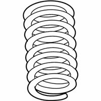 OEM 2000 Lincoln Navigator Coil Spring - 3L3Z-5310-XA