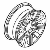 OEM 2020 Ford F-350 Super Duty Wheel, Alloy - JC3Z-1007-A