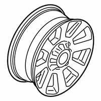 OEM 2017 Ford F-250 Super Duty Wheel, Alloy - HC3Z-1007-D