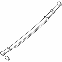 OEM 2019 Nissan Frontier Spring Assembly Leaf, Rear - 55020-EB10A