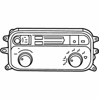 OEM Dodge Durango Air Conditioning And Heater Control - 55056250AE