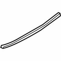 OEM 2014 Hyundai Equus Weatherstrip-Rear Door Trim Lower LH - 83356-3N000-RY