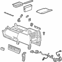 OEM Chevrolet Console Assembly - 84288049