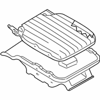 OEM 2000 Nissan Frontier Cushion Assy-Rear Seat, RH - 88300-8B601