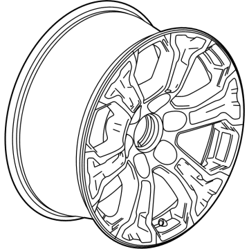 OEM 2021 GMC Yukon Wheel, Alloy - 23376219