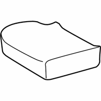OEM 2009 Toyota Yaris Seat Cushion - 71601-52K40-B1